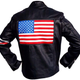 Illustration for article titled Peter Fonda Easy Rider American Star Biker Black Sheep Leather Jacket with USA Flag Get 50% OFF SALE!